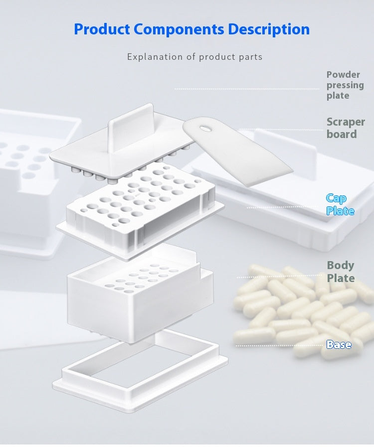 Capsule Filler Medicine Powder Filling Capsule Shell Charge