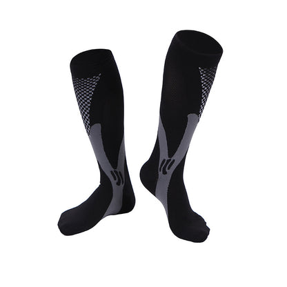 Nylon Men's And Women's Sports Muscle Strength Outdoor Football Compression Socks