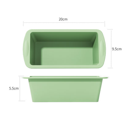 Silicone baking molds (rectangle/mini loaf/bread toast)，Non-stick, easy release，Kitchen/pastry tool