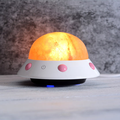 UFO shape crystal salt lamp