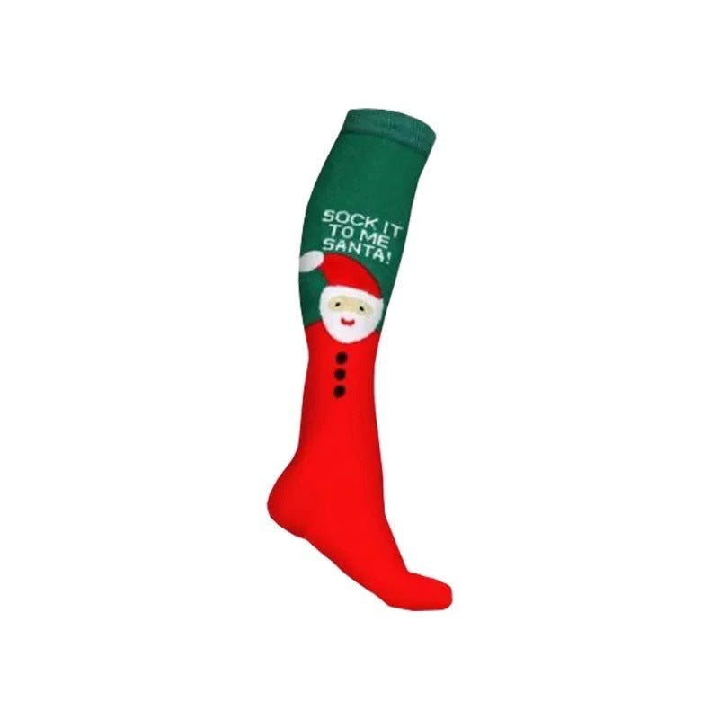 Christmas halloween new compression socks quick-drying breathable adult sports socks