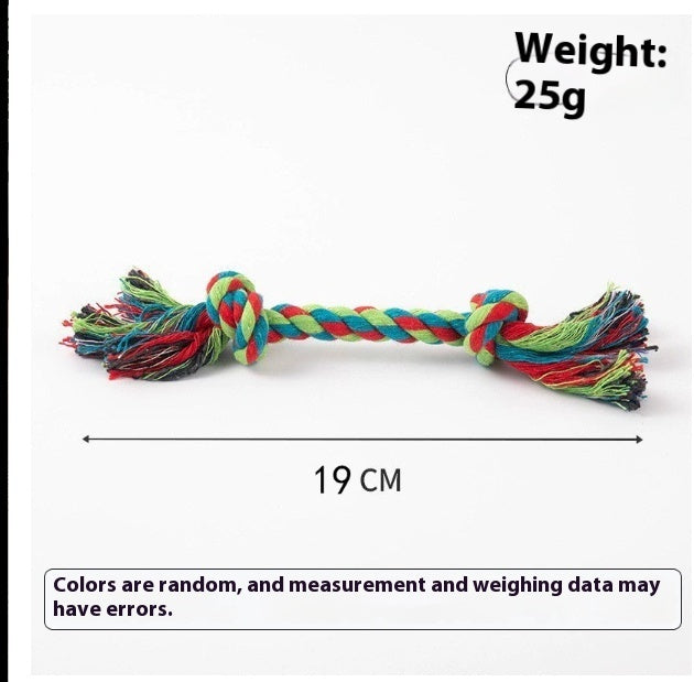 Dog toy bite-resistant puppy toy cotton rope