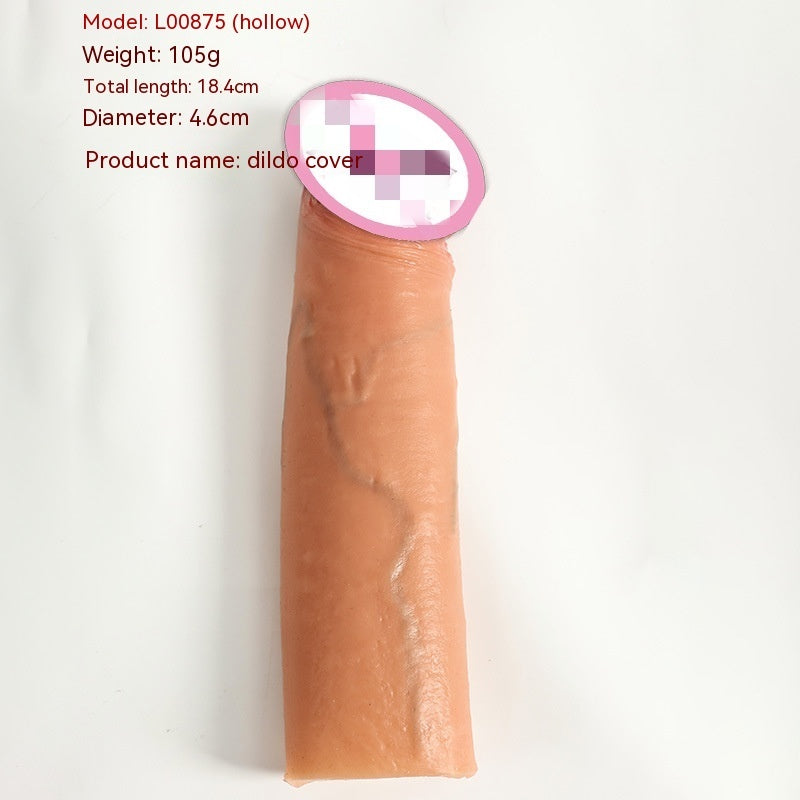 Men's Exotic Condom Sex Toy Set Adult Supplies Crystal Set Penis Set Foreskin Blocking Ring Bold Lengthened