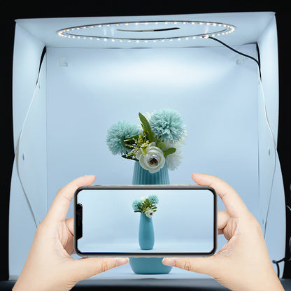 Folding Studio Adjustable Still Life Fill Light Shooting Soft Light Box with Six Color Back Cloth