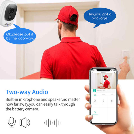 Low-power Battery Camera HD Night Vision Home Remote