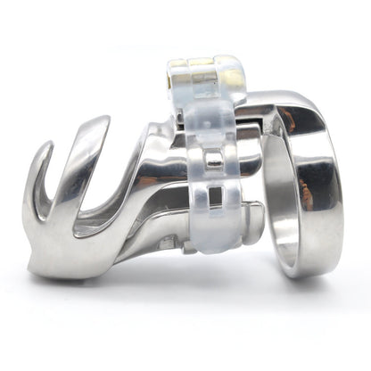 Men's Stainless Steel Chastity Lock Adult Products