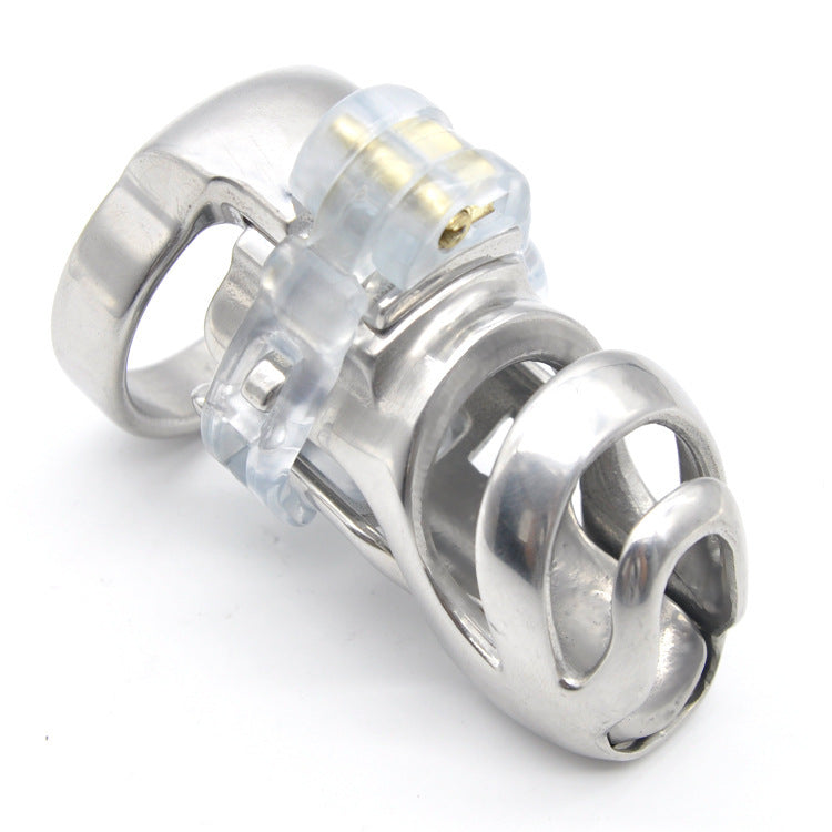 Men's Stainless Steel Chastity Lock Adult Products