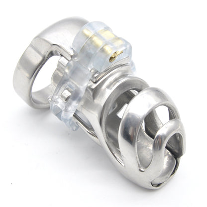 Men's Stainless Steel Chastity Lock Adult Products
