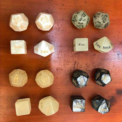 Erotic English Fun Dice Men And Women Flirting Sex Toys