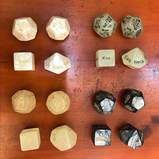 Erotic English Fun Dice Men And Women Flirting Sex Toys