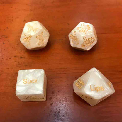 Erotic English Fun Dice Men And Women Flirting Sex Toys