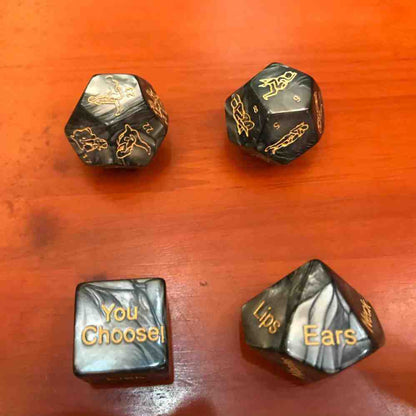 Erotic English Fun Dice Men And Women Flirting Sex Toys