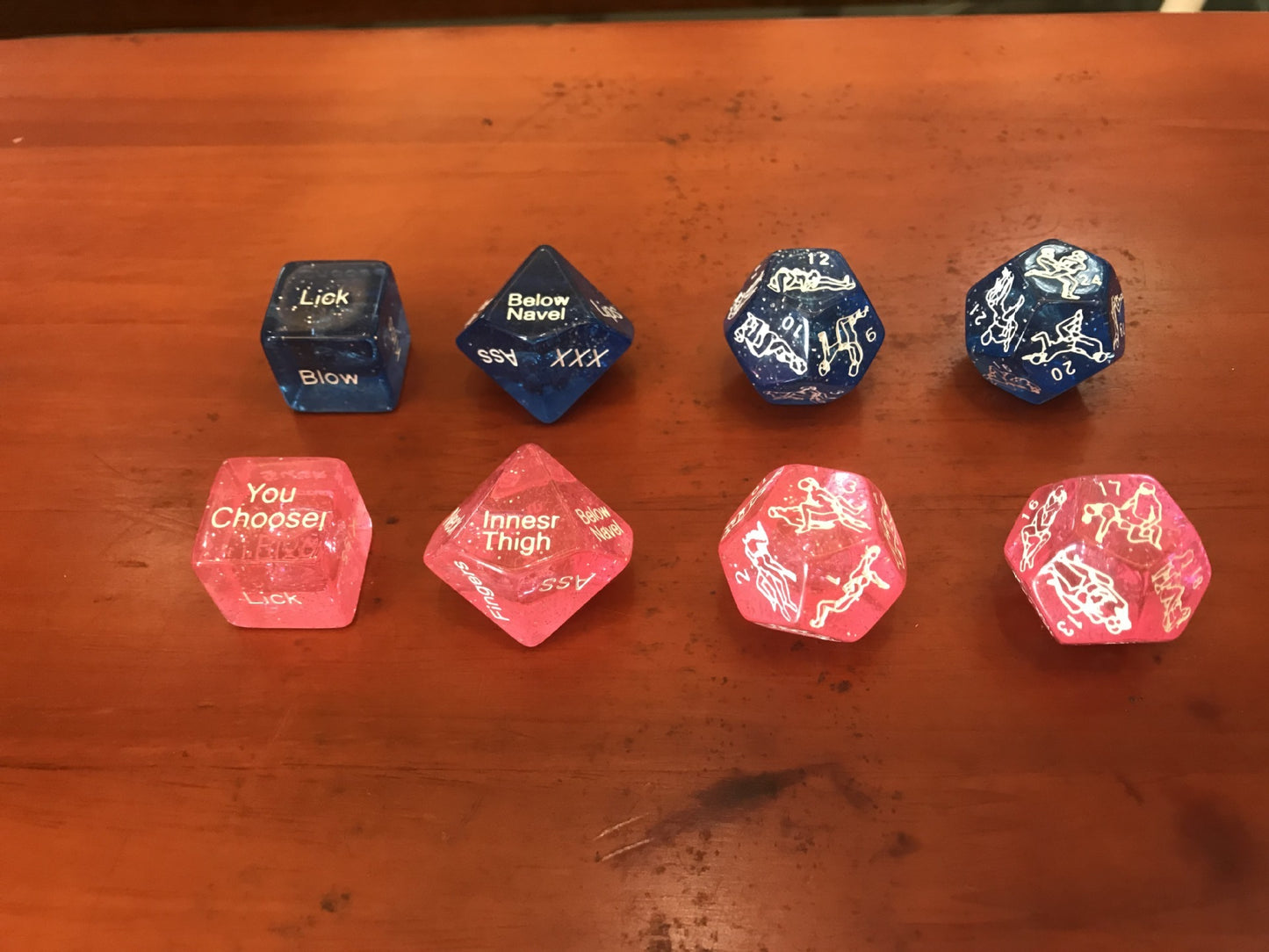 Erotic English Fun Dice Men And Women Flirting Sex Toys