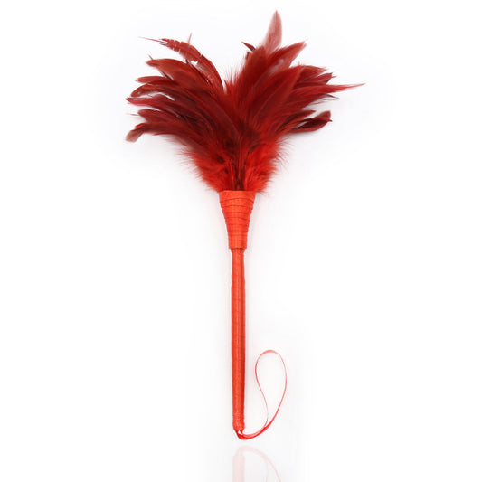 Couple Bed Tease Game Red Chicken Feather Health Care  Toys Tickling Feathers
