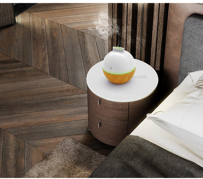 Wood grain home office desk mute humidifier