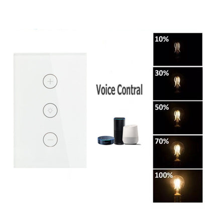 Manufacturers Supply Smart Dimmer  120 Type Wifi Touch  Alexa Stepless Dimming Remote Control