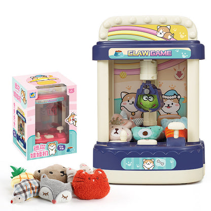 Mini Claw Crane Machine Household Coin Clip Doll Catch Candy Capsule Toys Children's Gift Toys