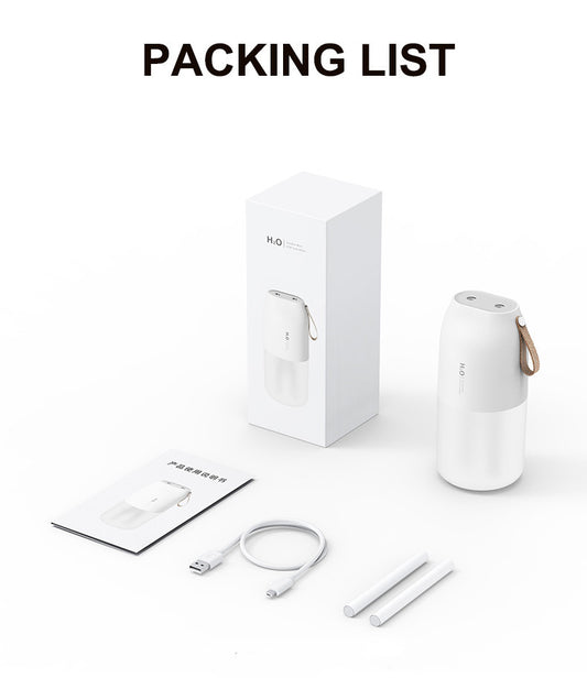 Dual-spray Aromatherapy Humidifier Portable Car USB Humidifier Battery Desktop Simple Humidifier