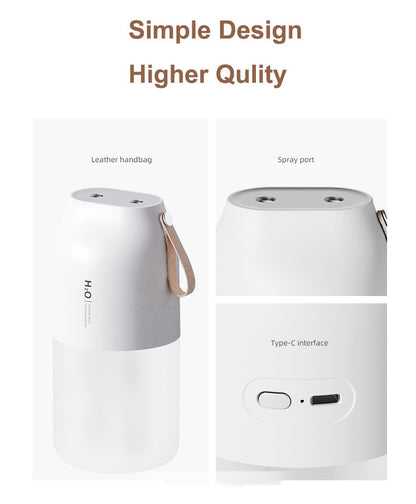 Dual-spray Aromatherapy Humidifier Portable Car USB Humidifier Battery Desktop Simple Humidifier