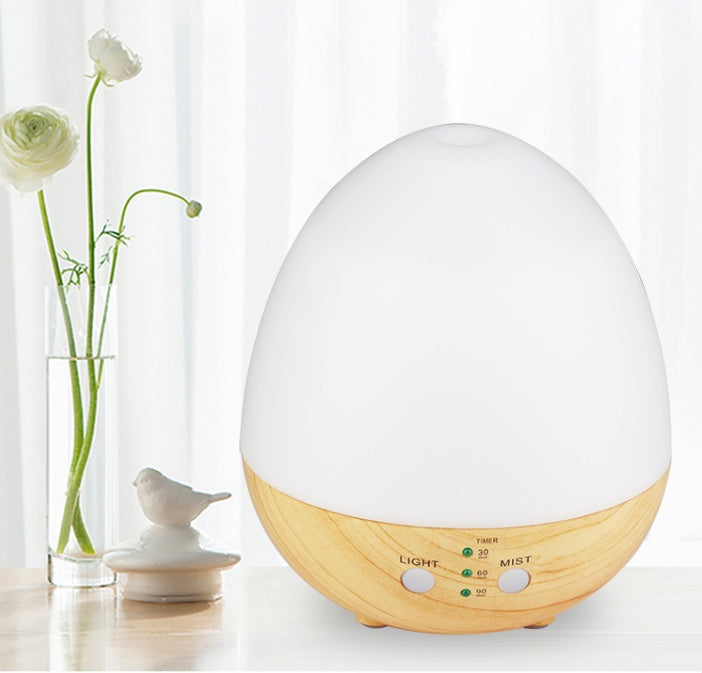 Usb Wood Grain Aroma Diffuser Humidifier Warm Light Aroma Diffuser Colorful Night Light Fragrance Machine Household Essential Oil Diffuser