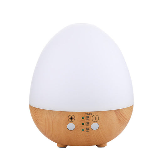Usb Wood Grain Aroma Diffuser Humidifier Warm Light Aroma Diffuser Colorful Night Light Fragrance Machine Household Essential Oil Diffuser