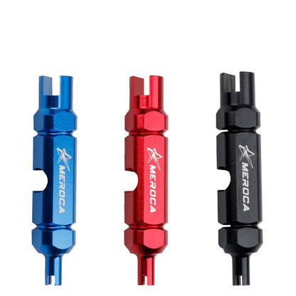 Meroca Bicycle American Valve Core Tool Tire Tube Tire French Valve Extension Rod Removal And Maintenance Wrench