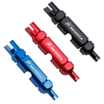 Meroca Bicycle American Valve Core Tool Tire Tube Tire French Valve Extension Rod Removal And Maintenance Wrench