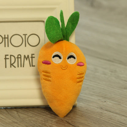 Fruit and vegetable pet toys cat and dog plush toys