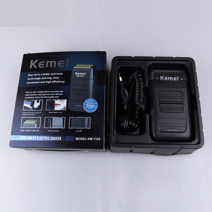 The New Electric Razor Reciprocating Strong Power Rechargeable Men'S Razor Km-1102