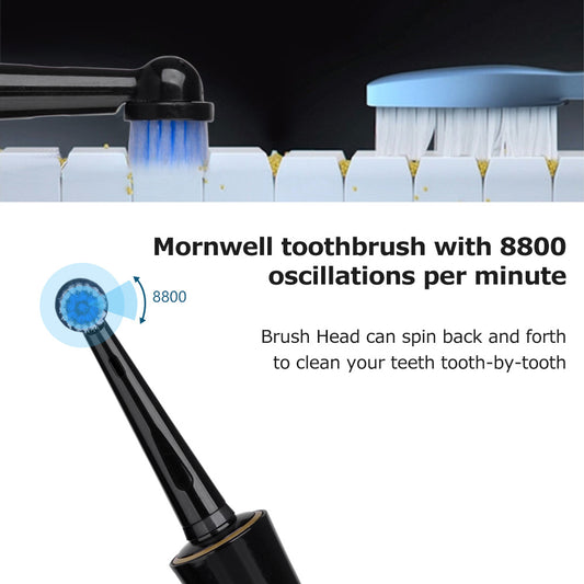 Rotary Electric Toothbrush Usb Wireless Charging Fully Automatic Rotary Toothbrush Whitening Tooth Protection