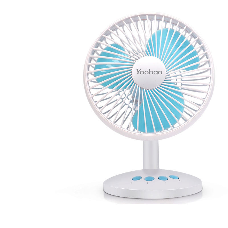 Shaking Head Small Fan Desktop Portable Small Student Usb Charging Small Fan