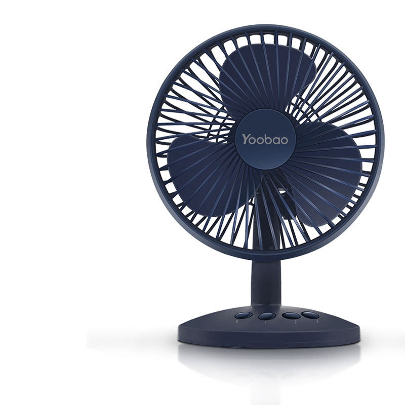 Shaking Head Small Fan Desktop Portable Small Student Usb Charging Small Fan