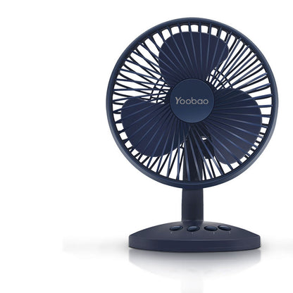 Shaking Head Small Fan Desktop Portable Small Student Usb Charging Small Fan
