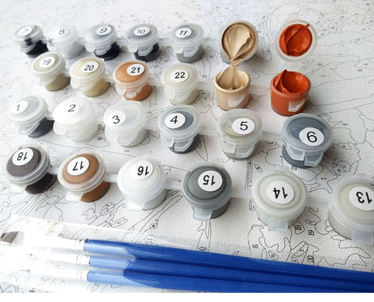 Paint By Numbers For Adults squirrel