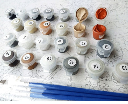 Paint By Numbers For Adults squirrel