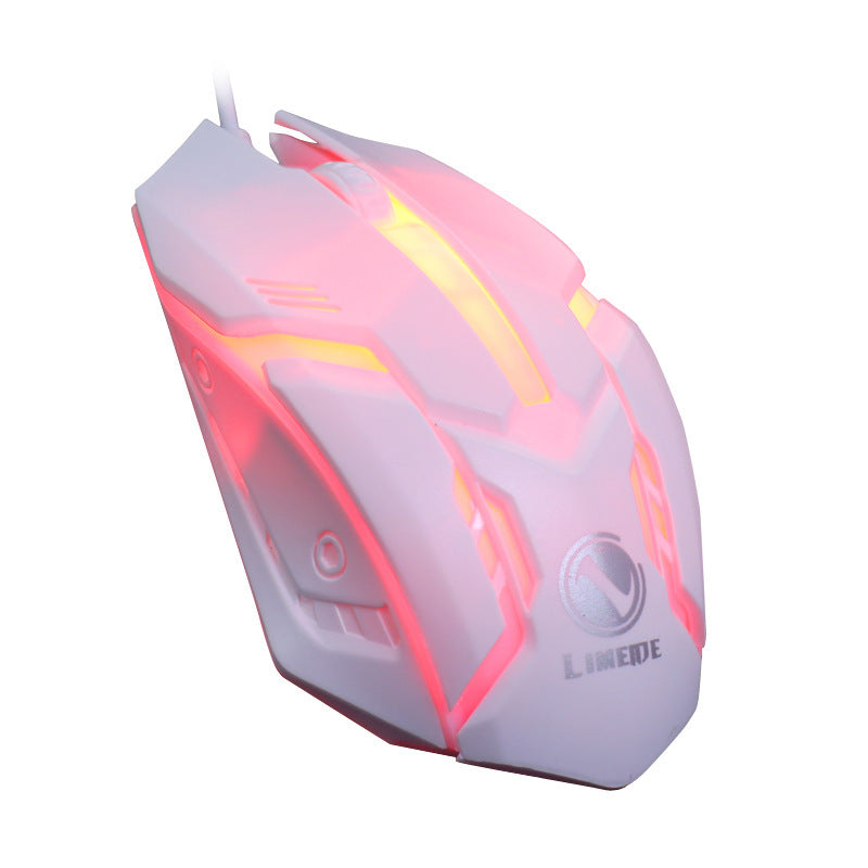 Wired mouse colorful glow