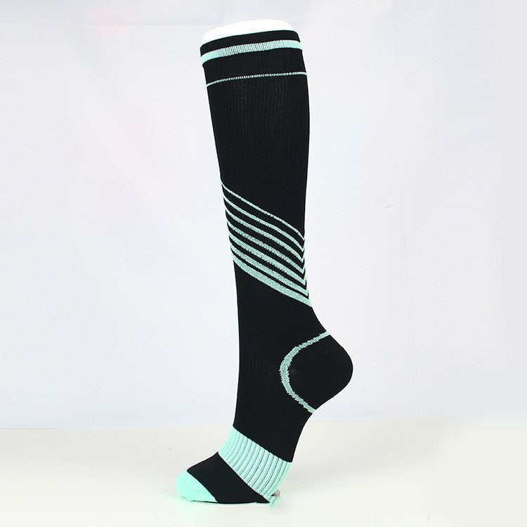 Long tube twill compression socks