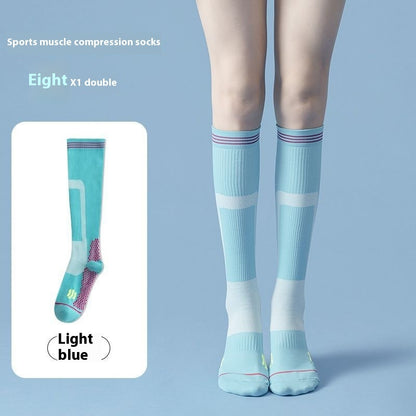 Professional Sports Fitness Tube Socks Muscle Compression