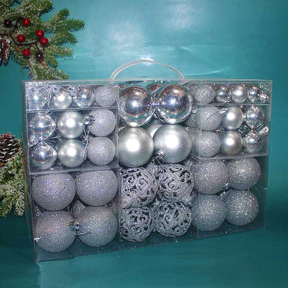 Christmas Ball 3-6cm Set Pvc Boxed Christmas Tree Decoration Colorful Ball