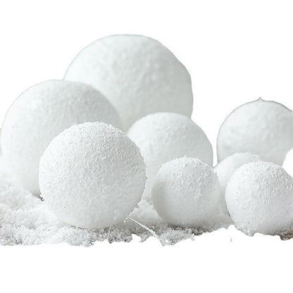 Christmas Tree Ornaments Snowball Pure White Foam