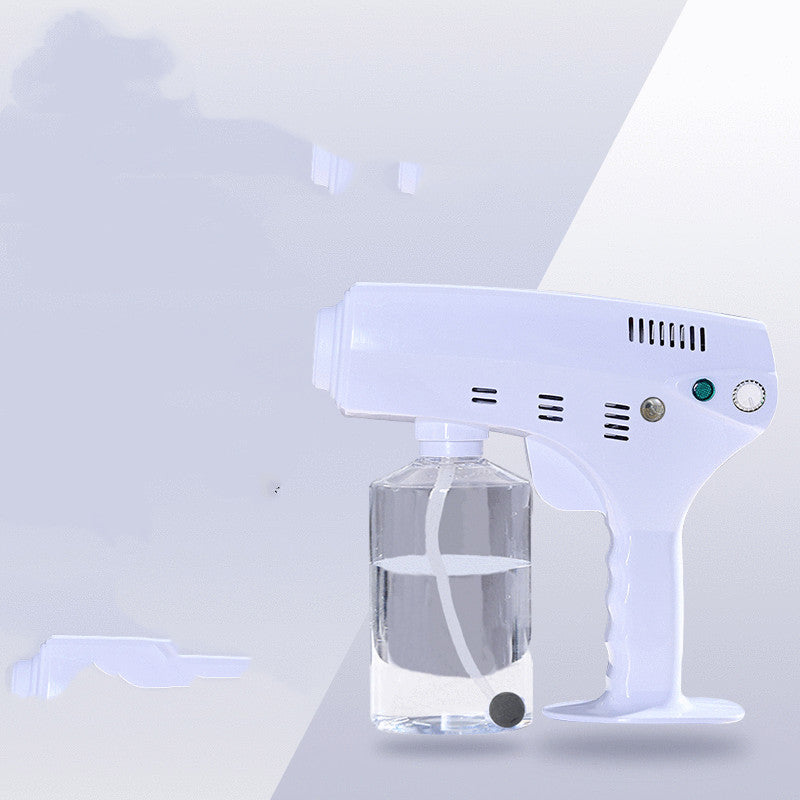 Rechargeable wireless disinfection nano blue sprayer