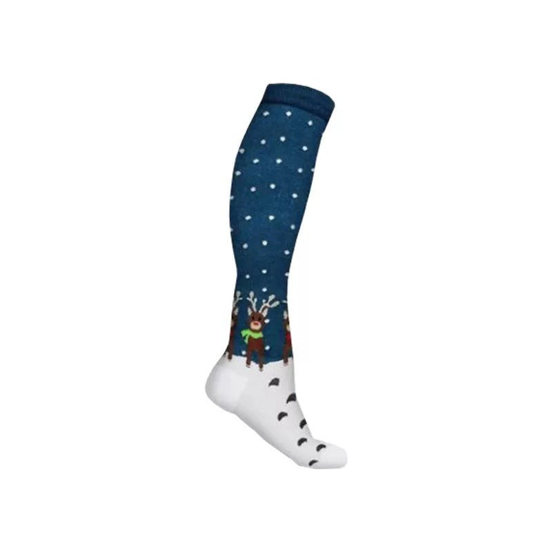 Christmas halloween new compression socks quick-drying breathable adult sports socks