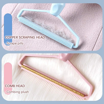 Portable Fabric Shaver Pet Hair Remover  Manual Lint Remover Dog Hair Remover Tool Removing  Dust From Clothing Carpet Furniture Blankets