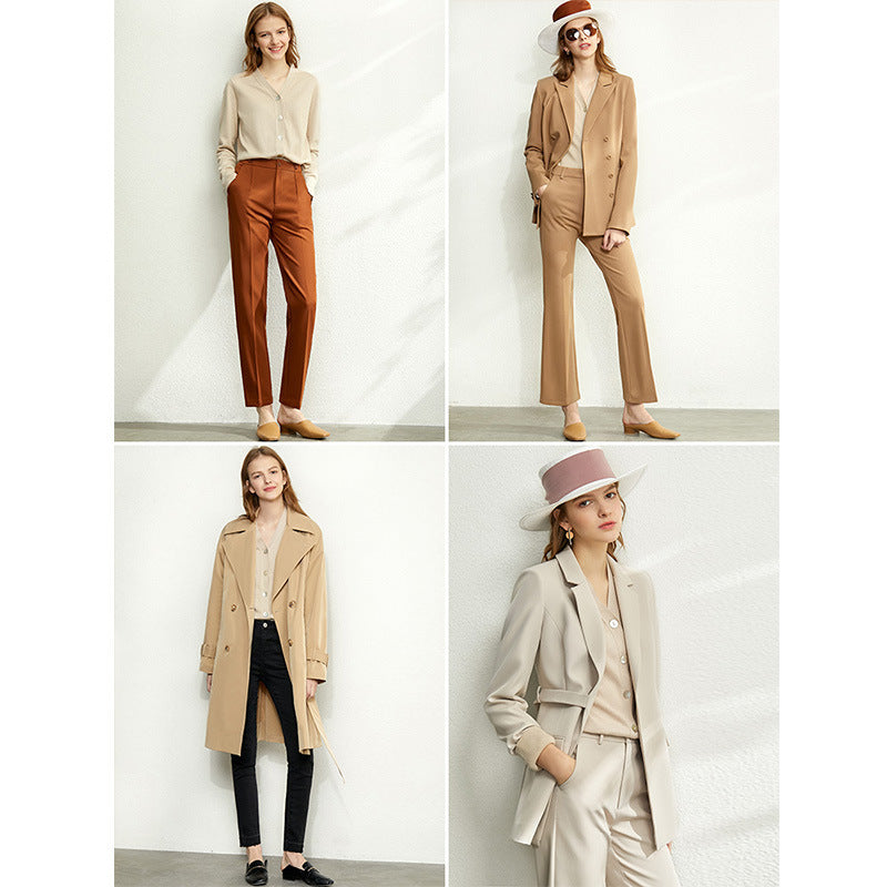 Women's loose-fitting tops with air-conditioning shirts