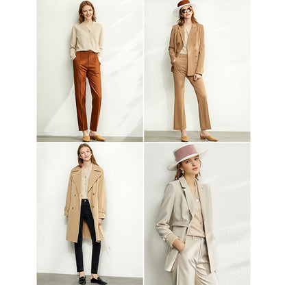 Women's loose-fitting tops with air-conditioning shirts