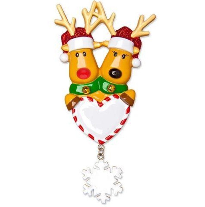 Christmas Reindeer Family Cute Home Pendant