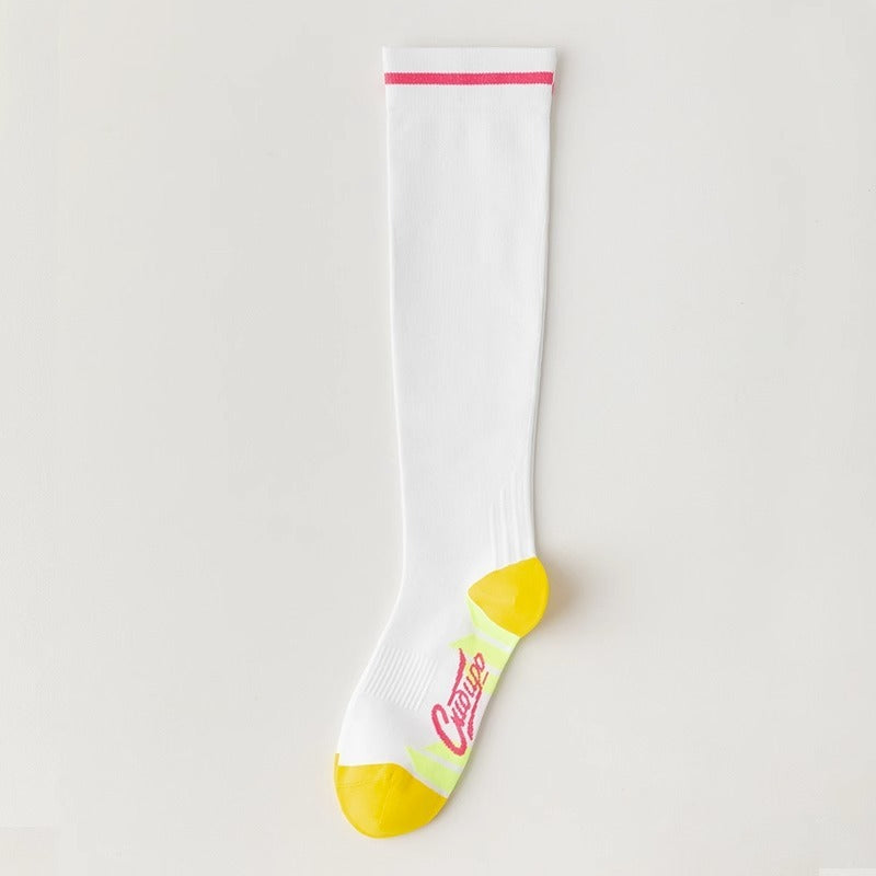 Sports Muscle Compression Socks Women's Elastic Long