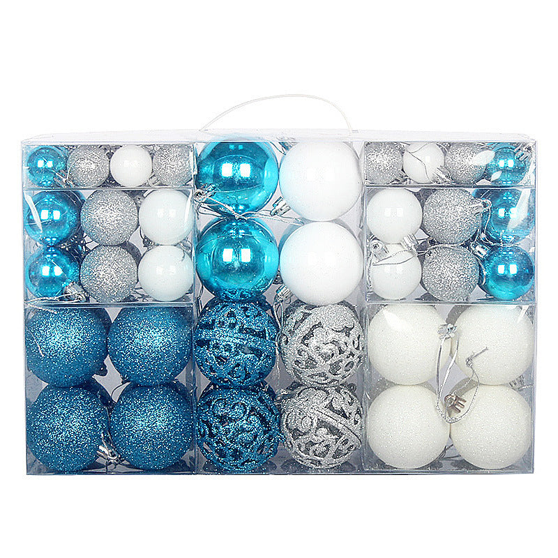 Christmas Ball 3-6cm Set Pvc Boxed Christmas Tree Decoration Colorful Ball