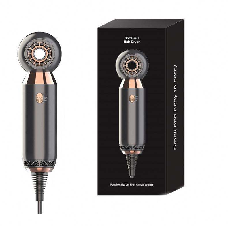 Leafless Hair Dryer 800w Fan 2 Speed Electric Negative Ionic Blower Portable Hair Dressing Dryer Salon 2 Gears Best Gift