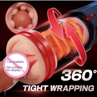 Fully Automatic Internal Telescopic King Kong Airplane Bottle Men's Masturbator Penis Exerciser Adult Supplies